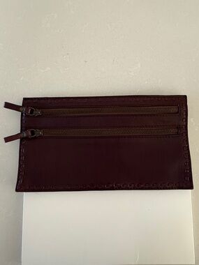 No Label Maroon Red Clutch